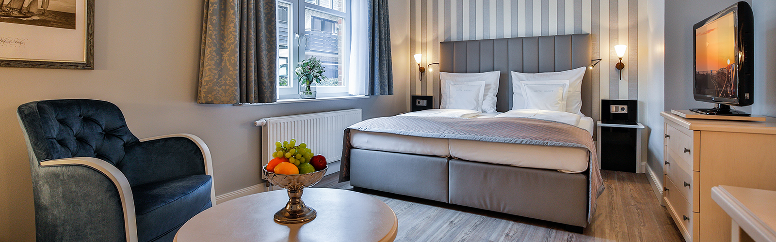 Zimmer und Suiten im Sylthotel Raffelhüschen