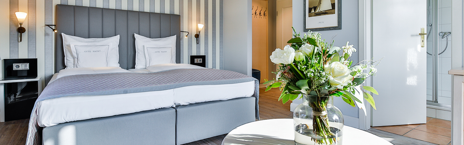 Doppelzimmer Süd im Sylthotel Raffelhüschen