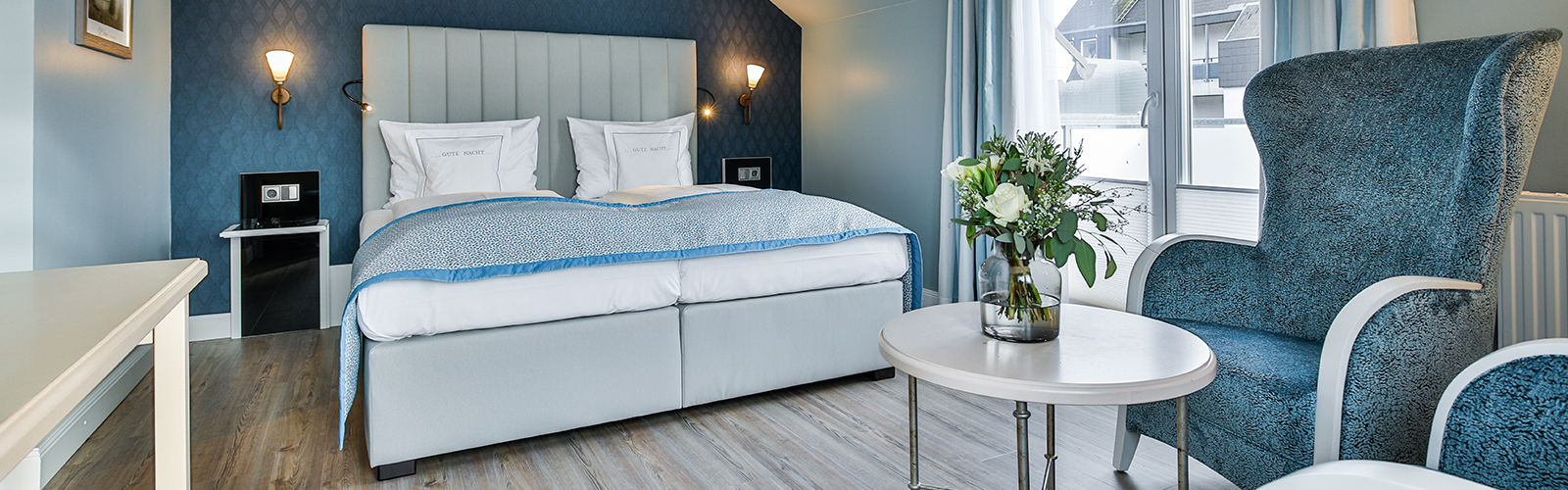 Doppelzimmer Süd im Sylthotel Raffelhüschen