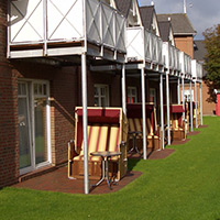 Garten des Sylthotel Raffelhüschen